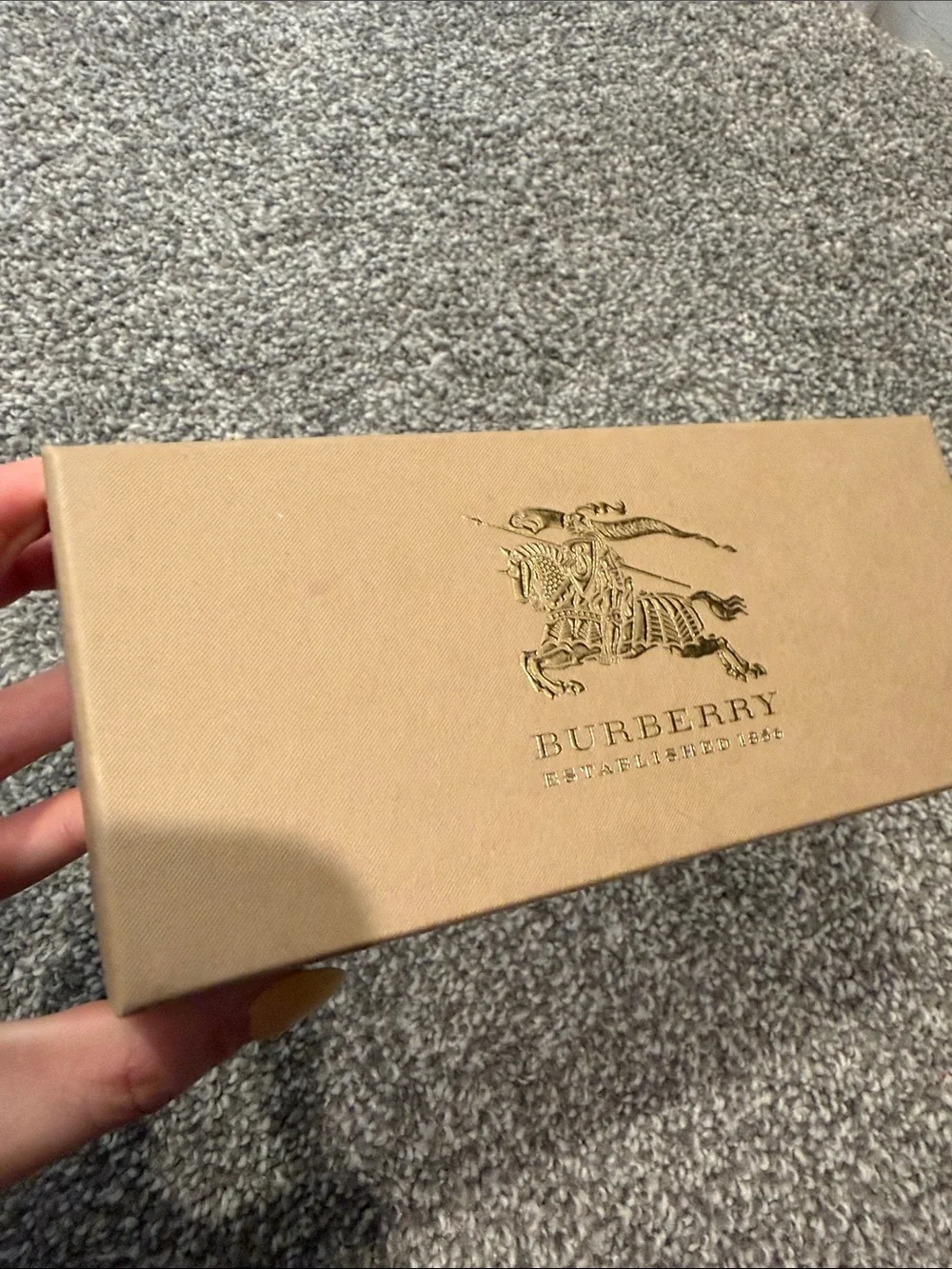 Empty Burberry Glasses Box